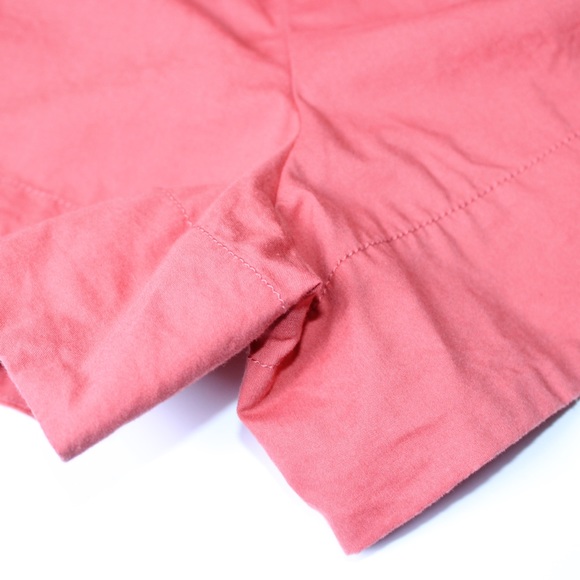 Holding Horses Anthropologie Sz 4 Salmon Utility Romper Jumpsuit Shorts Safari - Picture 13 of 15